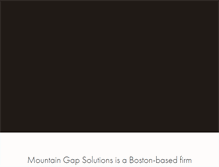 Tablet Screenshot of mountaingapsolutions.com